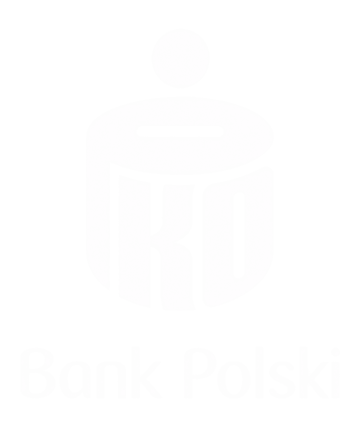 Bank Polski logo biale