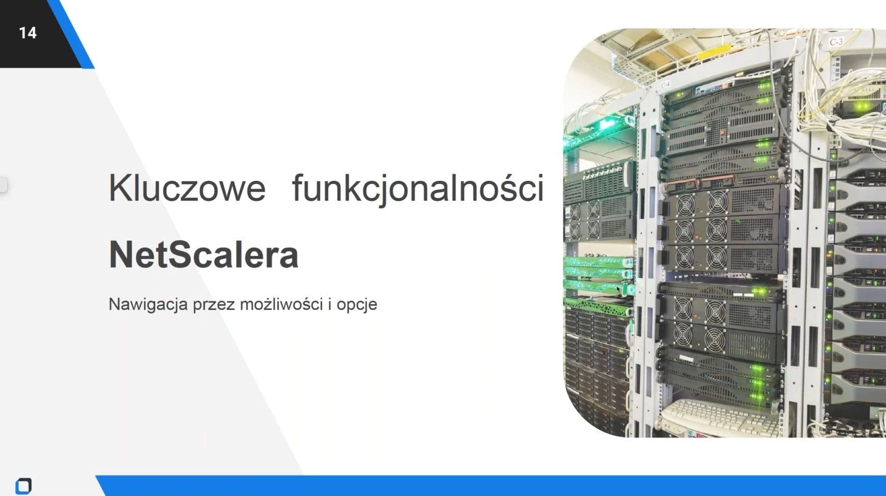 Screen z webinaru o NetScalerze