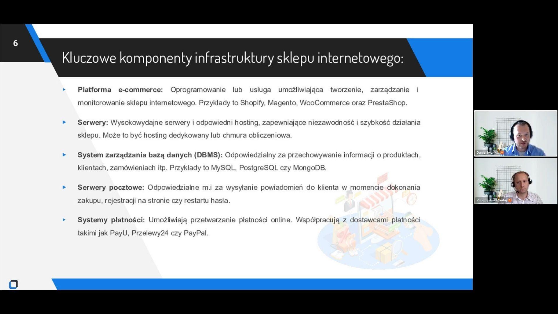 Utrzymanie architektury IT w sklepie internetowym