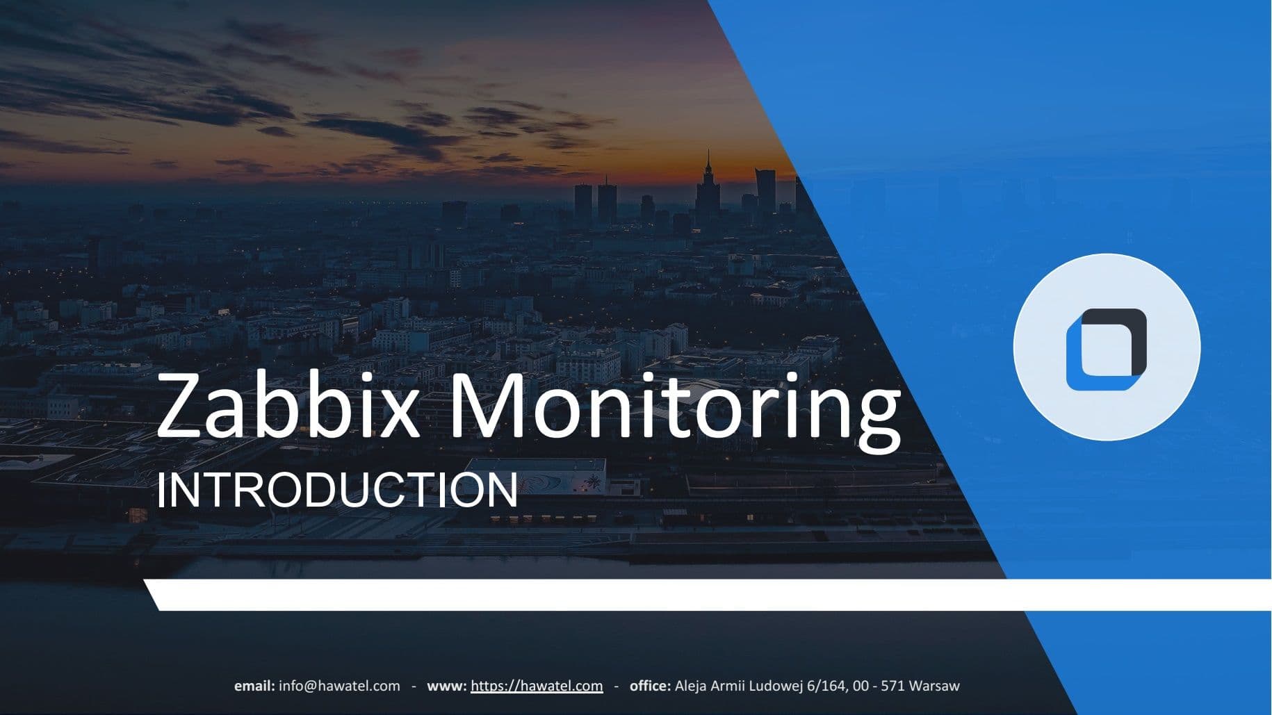 Zabbix monitoring intro cover